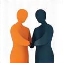 관계 습관 카테고리 아이콘: 서로 연결된 사람들