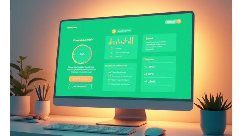 생산성 지수 진단 인터페이스